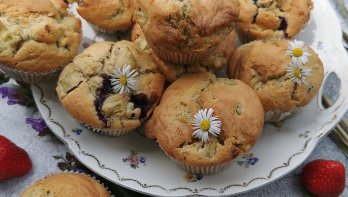 rhabarber-heidelbeeren-pistazien-muffins