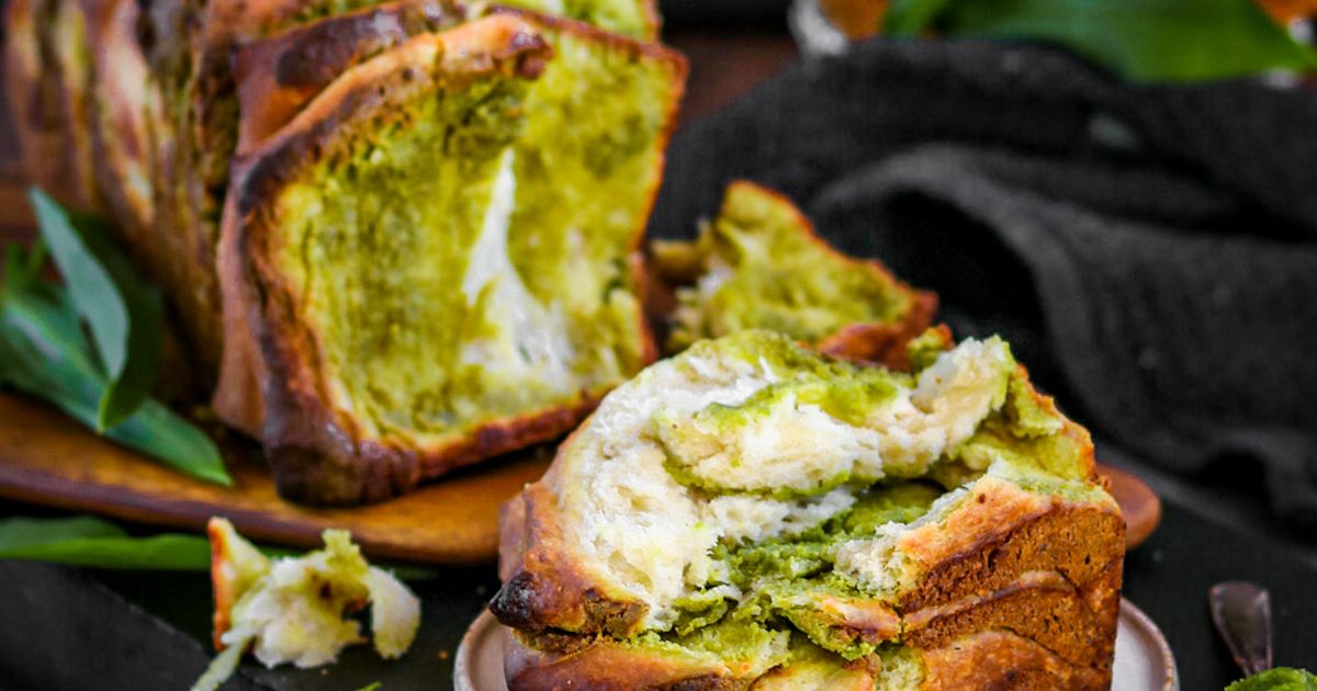Wild garlic pesto torn bread | MyLove-MyLife