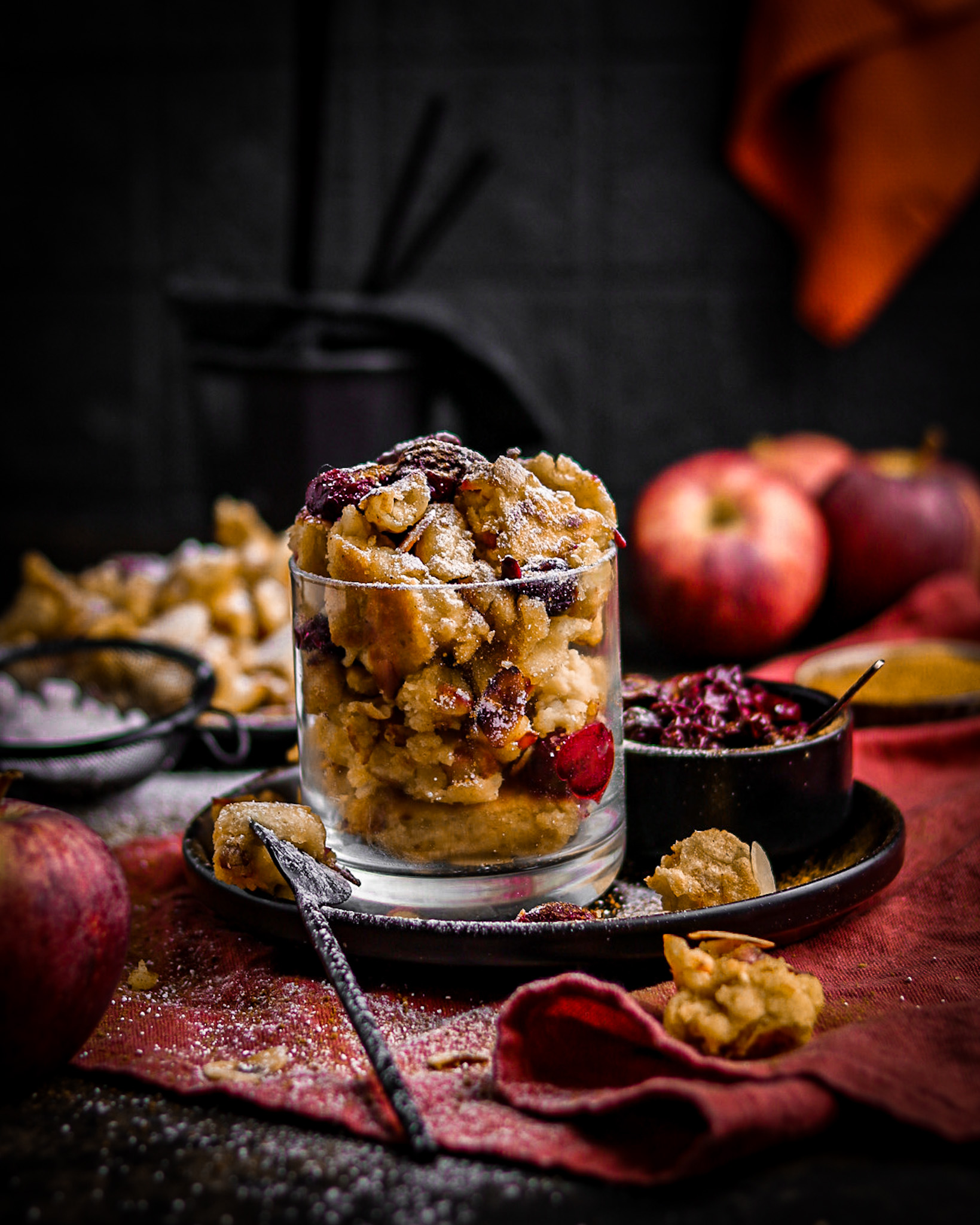 Bratapfel-Kaiserschmarren (vegan)